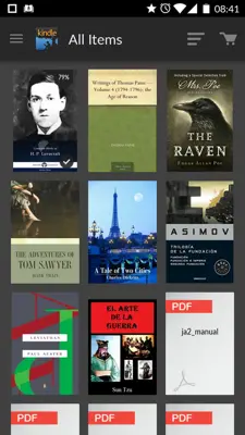 Kindle android App screenshot 2